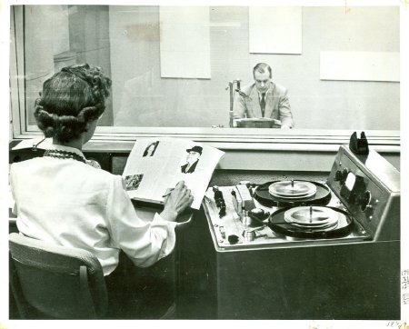 .9 - APH studio, ca.1959, monitor and narrator