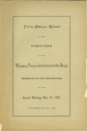 Fifth Annual Report, 1892