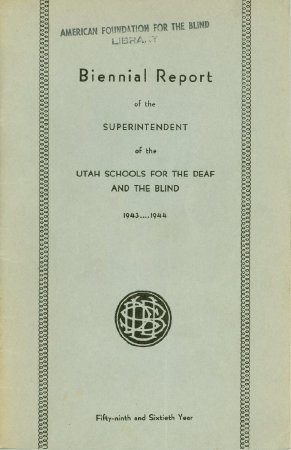 Biennial Report, 1943/1944