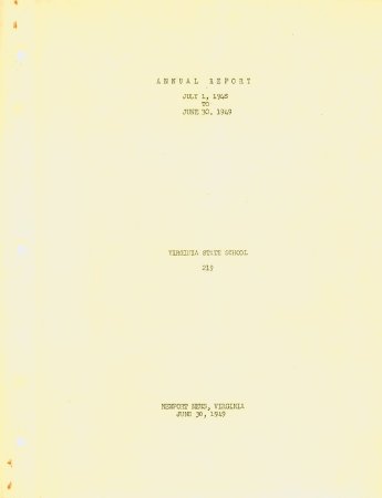 Annual Report, 1949