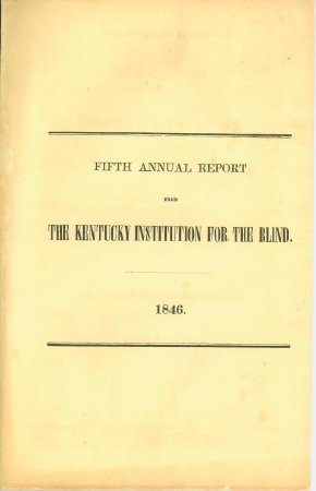 Fifth Annual Report, 1846