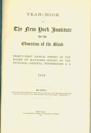 Year-Book, Eight-first Annual Report, 1916