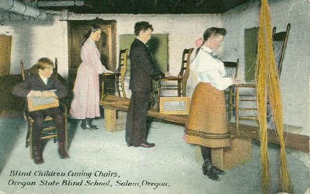 Children Caning Chairs
