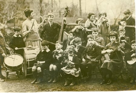 Photograph, Blind children's orchestra