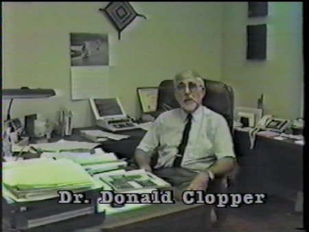Video screengrab, man at desk
