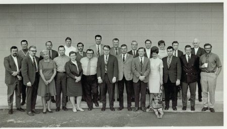 Group photo from 1969 O&M Conference, WMU