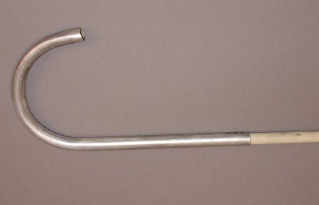 Long cane crook detail