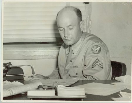 Warren Bledsoe in Air Corps Uniform