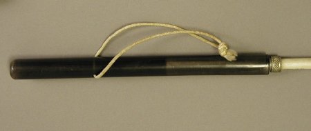 Long cane grip detail