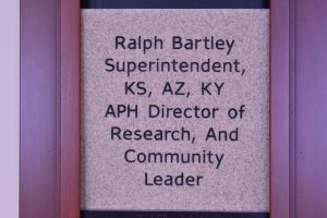 Ralph Bartley Superintendent, KY, AZ, KY APH Director of Research and Community Leader